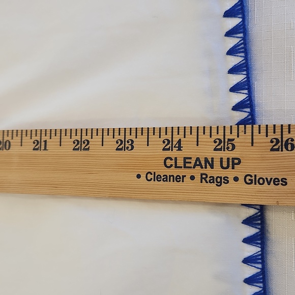 Talbot's White Bell Sleeve Blousey Top. Embroidered Trim. Size 1XP - Picture 11 of 11